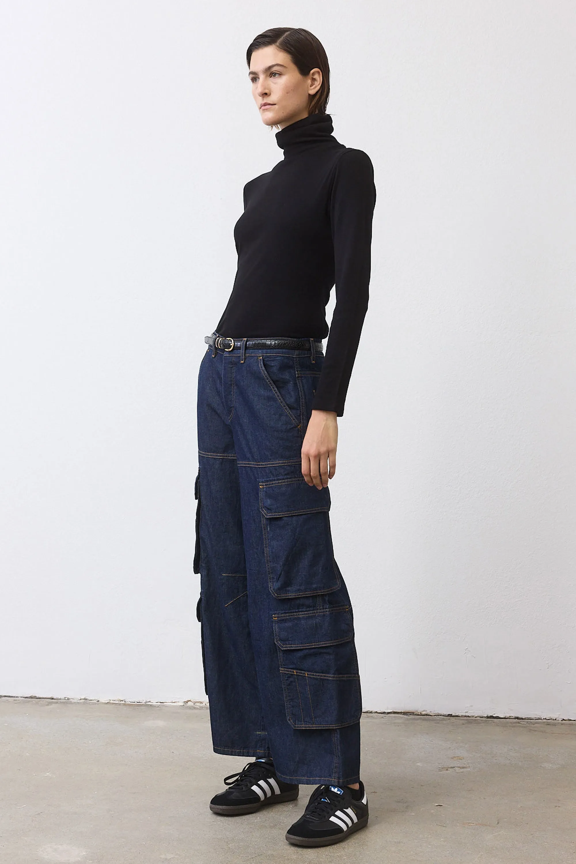 The Off Duty Light Denim Cargo Pants