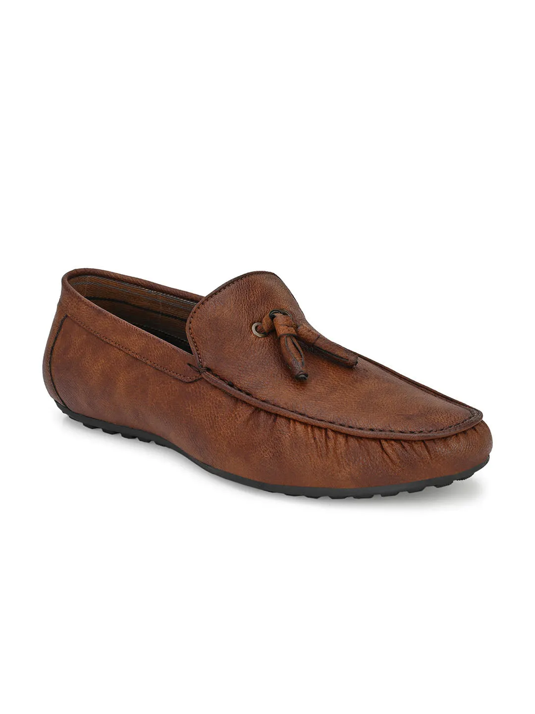 Urbane Brown Tassel Loafers