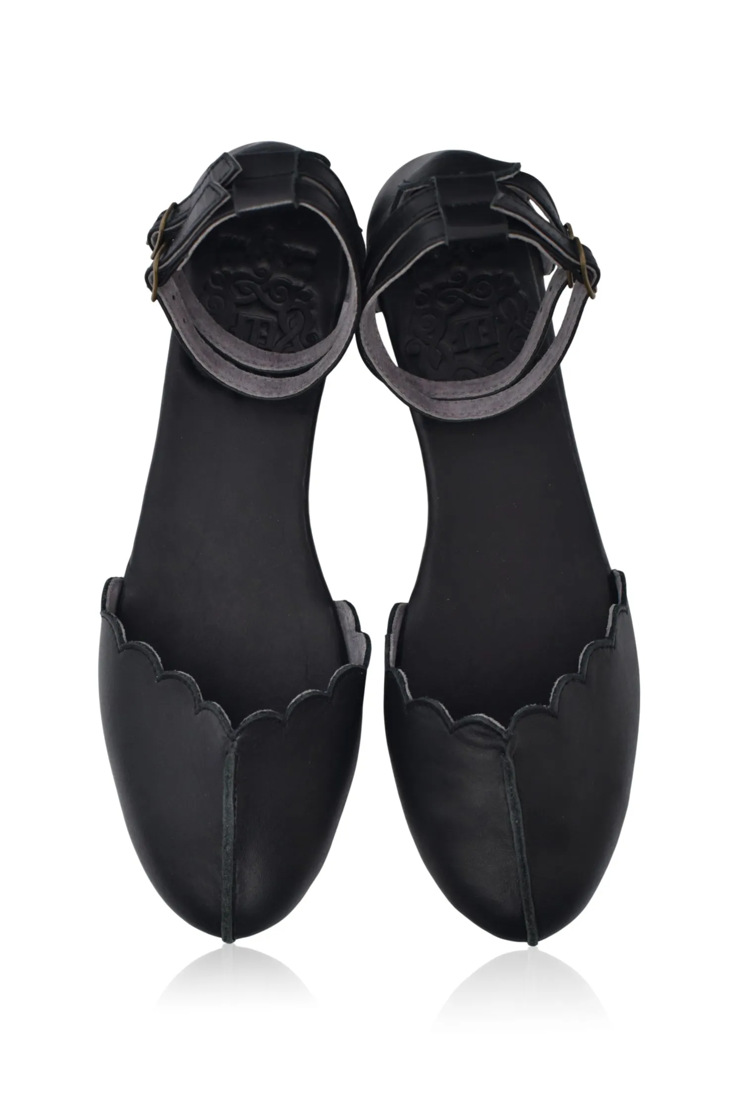 Venus Leather Flats