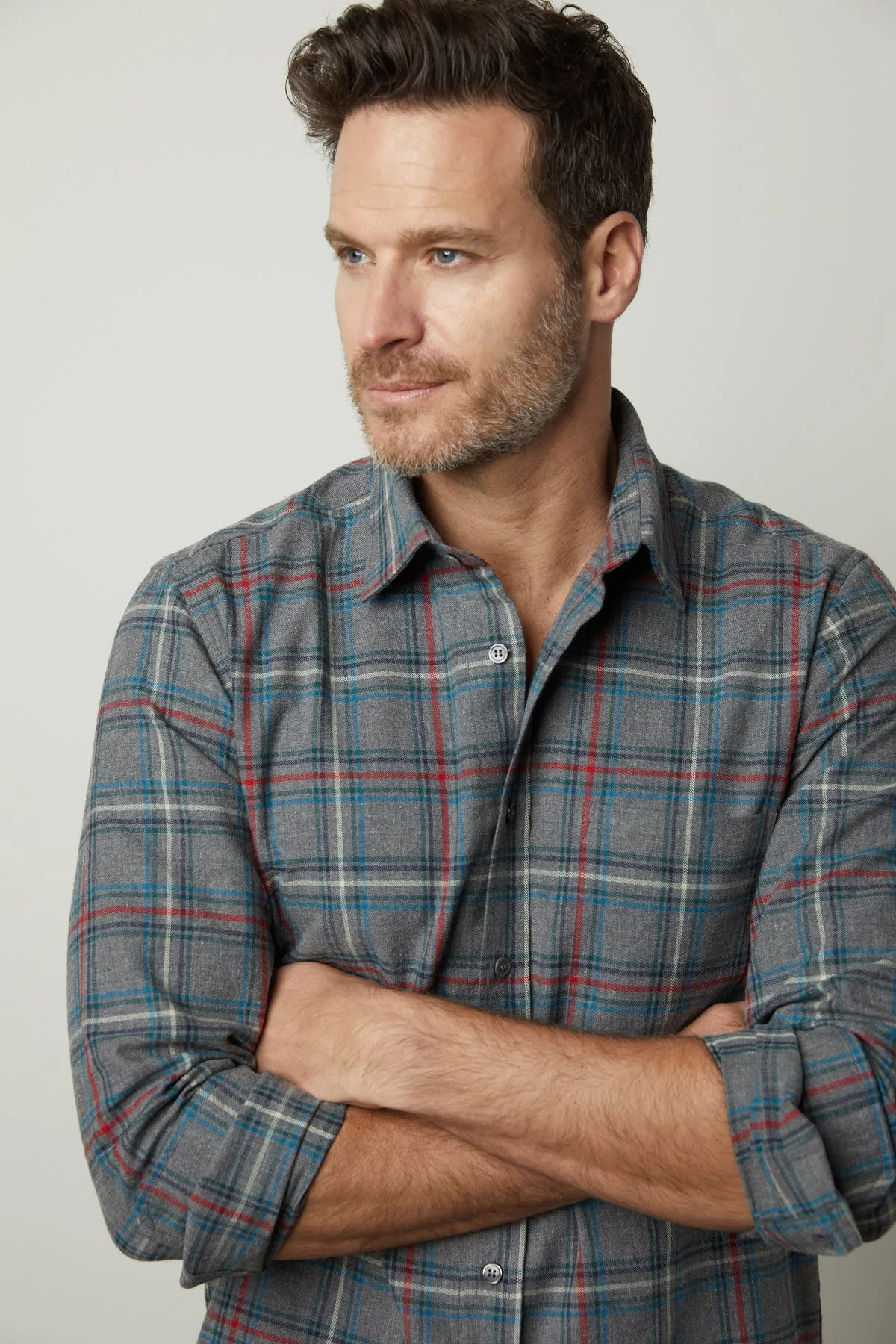 WILDER PLAID BUTTON-UP SHIRT